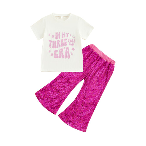 (2-3 Years, Pink 1) Éadaí Samhraidh Cailín 2 phíosa