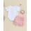 (6-12 Months, Pink) Σετ 3 τεμαχίων κορδέλα κεφαλής 6
