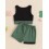 (2-3 Years, Green) Ensemble de vêtements et mignons. 6
