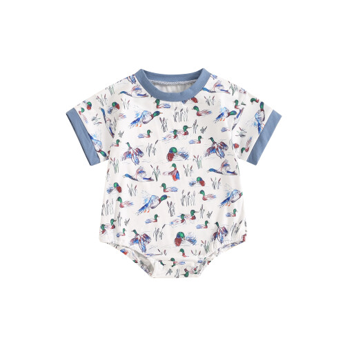 (6-12 Months, White) Barboteuse bébé garçon, vêtements décontractés