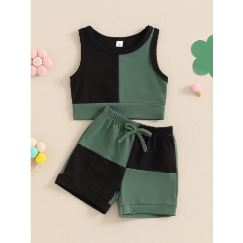 (12-18 Months, Green) Ensemble de sport et mignons. 2