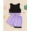 (3-4 Years, Purple) Ensemble de sport et mignons. 6
