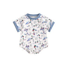 (12-18 Months, White) Barboteuse bébé garçon, vêtements décontractés