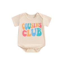 (12-18 Months, Beige) Καλοκαιρινή φόρμα για πολύχρωμη, casual.