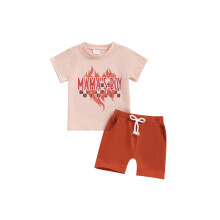 (4-5 Years, Multicolor) Conjunto de verano (2 piezas).