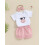 (12-18 Months, Pink) Σετ 3 τεμαχίων κορδέλα κεφαλής 4