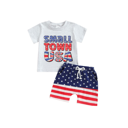 (18-24 Months, White) Conjunto niño 4 la Independencia.