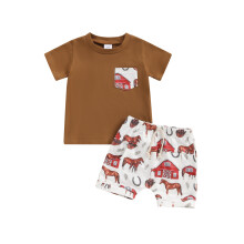(2-3 Years, Brown) Completo estivo neonato per neonati.