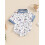 (6-12 Months, White) Barboteuse bébé garçon, vêtements décontractés 6