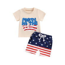 (3-6 Months, Khaki) Seturi de pantaloni cu șnur.