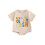 (0-3 Months, Beige) Romper Buachaillí Leanbh, Ócáideach Laethúil 1