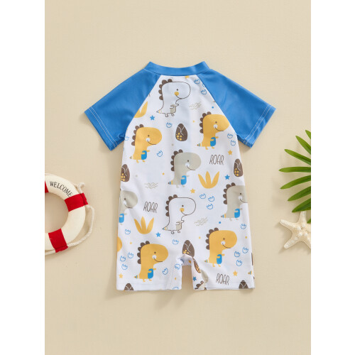 (6-12 Months, White) Μαγιό Rash Guard θαλάσσιων οργανισμών 2