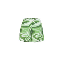 (4-5 Years, Water Ripple Boy) Family Matching Swimwear Fashion Print Swimsuit Set Father and Son Swim Trunks Bathing Suits Beachwear