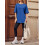 Γυναικείο oversized T-shirt με χαλαρή εφαρμογή και στρογγυλή λαιμόκοψη, κοντό μανίκι 2