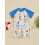 (2-3 Years, White) Μαγιό Rash Guard θαλάσσιων οργανισμών 2
