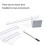 Plastic Ruler Transparent Centimeter Inch Scale for Measuring Drafting 6