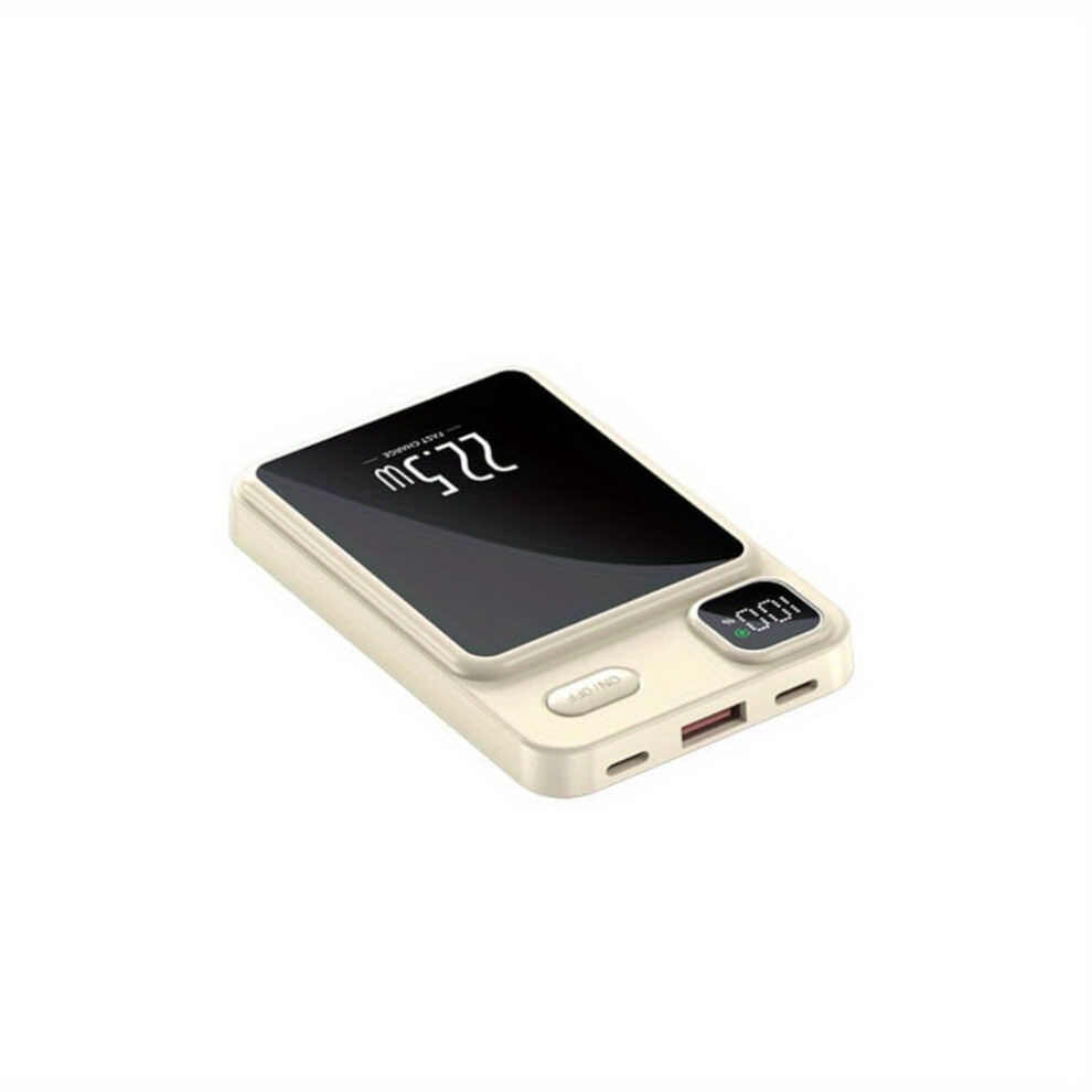 30000Mah Magnetic Wireless Power Bank, 22.5W Fast Charging With Led Display, Compatible With Smartphones & Tablets 9159805696794