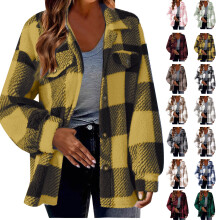 Casacos de inverno femininos, estilo trench coat longo para outono e inverno, modelo reto, com botões e bolsos.