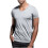 Καλοκαιρινά Ανδρικά T-Shirts Μονόχρωμα με V λαιμόκοψη και κοντομάνικα μπλουζάκια για 6
