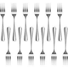 58109 Slimline Pattern, 18/0 Stainless Steel, Serving Fork, 8.25-Inch, Set of 12