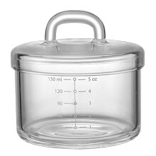 Bol à œufs vapeur en verre transparent avec couvercle