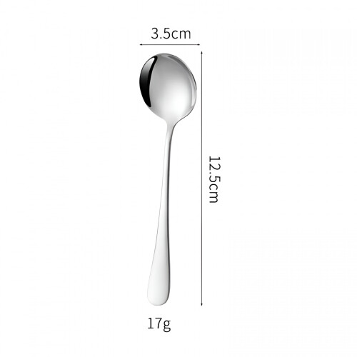 4-Piece Stainless Steel Soup Spoon Set 1