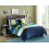 Microfiber dekbedset Queen 4-delig Marineblauw 1