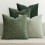 Conjunto de 4 capas de almofada de chenille de 45x45 cm (18x18 polegadas) 1