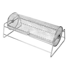 Panier de barbecue rotatif rond pour usage extérieur