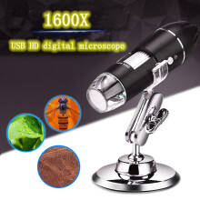 Bezprzewodowy mikroskop cyfrowy 1600X, przenośny mikroskop elektroniczny 3 w 1 typu C/USB do lutowania, lupa LED, naprawa telefonów komórkowych