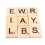 Ξύλινα πλακάκια Scrabble, 100 τεμάχια ξύλινα πλακάκια Scrabble αλφαβήτου γράμματα 5