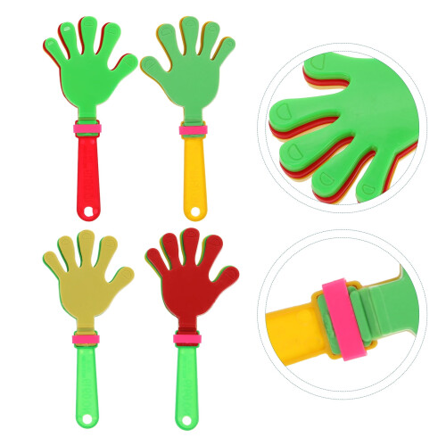 Claque-mains de couleurs assorties (12 pièces)