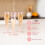 Plastic Champagne Flutes Rose Gold 24 pcs 4.5 oz 5