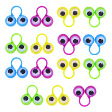 Vendido - 15 unidades de anéis com olhos de fantoche de dedo, anéis com globos oculares, brinquedos para festa.