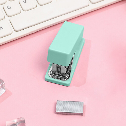 Mini Stapler with Smooth Mechanism, Portable Desktop Stapling Tool for Home & Office Use 1