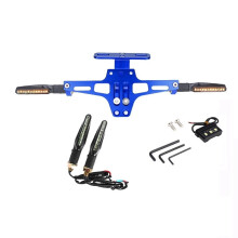 Soporte universal para eliminar guardabarros y portamatrículas para Kawasaki Z750 y BMW MT07/MT10.