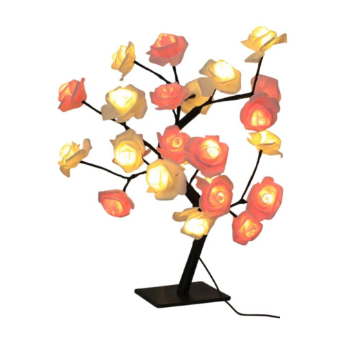 LED-nattlampa med rosenträd, USB-driven, 1 st. 1