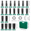 20Pcs Heavy Duty Impact Socket Tool Set with Slotted Sleeve and Storage Box 2