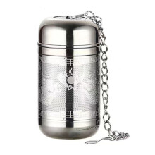 Infuseur à thé HomeLife en acier inoxydable – Maille fine, réutilisable, porte-boules à thé facile à utiliser avec couvercle, compatible avec