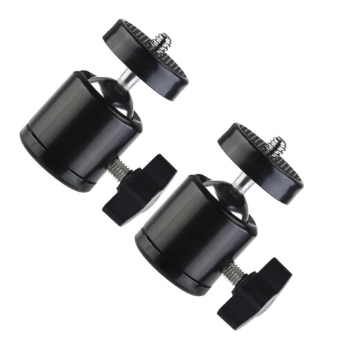 Masteelf 2-Pack Mini Tripod with 1/4" Threaded Mount 360 Degree Rotation for Camera Camcorder 2