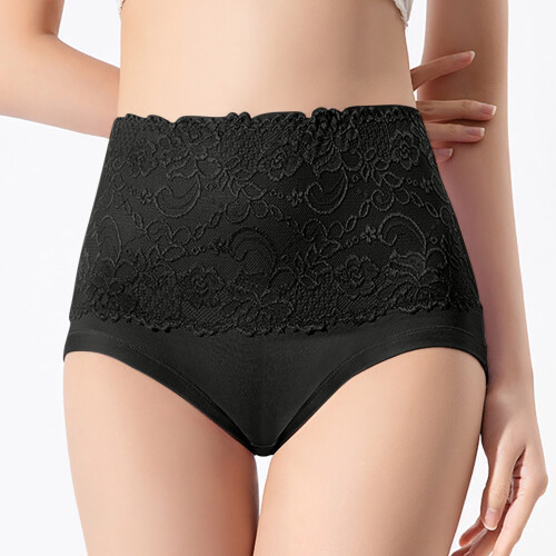 Γυναικεία Εσώρουχα lulshou4-Pack Ψηλόμεσα Εσώρουχα με Ανύψωση Γλουτών, Αναπνέοντα, 2