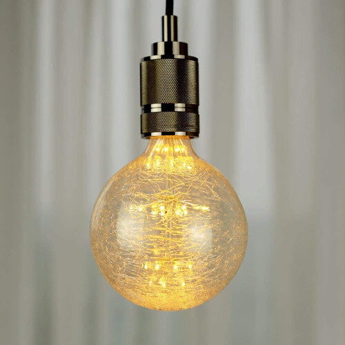 Lot de 2 ampoules LED Edison E27 3W à filament rétro