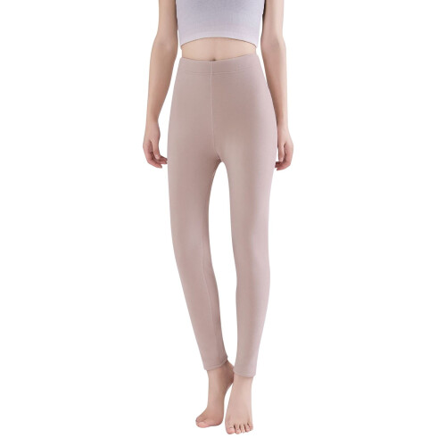 Leggings da yoga da donna foderati in pile, termici ed elasticizzati.