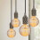 LED Edison-lampa E27 3W varmgul 3