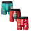 Herren-Weihnachtsslips mit lustigem Design, 3er-Pack 1