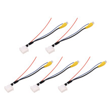 5X 16 Pin Car Rear View Camera Adapter Cable Parking Backup Camera Video Cable Adapter for Camry 7Th