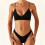 Dame bikini med bøyle og høy benlengde 4