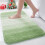 Tapete de banho felpudo de microfibra antiderrapante e absorvente, 60 x 40 cm (24 x 16 polegadas) 1