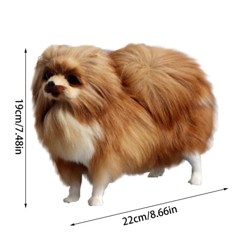 Realistisches Hunde-Plüschtier, Stofftier, 36 cm 2