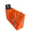 Drill Bit Organizer with Storage Holder, Storage Rack for Drill Bits & Tools, Workshop & Garage Tool Organization (2Pcs) Orange3 2